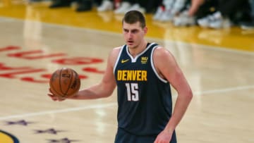 Denver Nuggets center Nikola Jokic (15) during an NBA game . (Photo by Jevone Moore/Icon Sportswire via Getty Images)