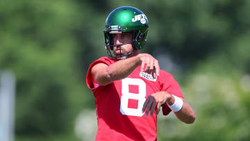 New York Jets quarterback Aaron Rodgers.