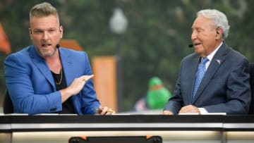 Pat McAfee, Lee Corso, ESPN. (The Knoxville News-Sentinel)