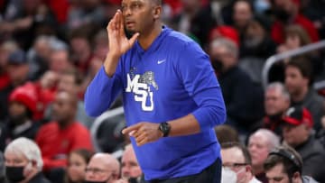 CINCINNATI, OHIO - FEBRUARY 15: Head coach Penny Hardaway of the Memphis Tigers calls out instructions in the first half against the Cincinnati Bearcats at Fifth Third Arena on February 15, 2022 in Cincinnati, Ohio. (Photo by Dylan Buell/Getty Images)