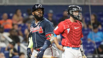 Marcell Ozuna, Atlanta Braves. (Photo by Bryan Cereijo/Getty Images)